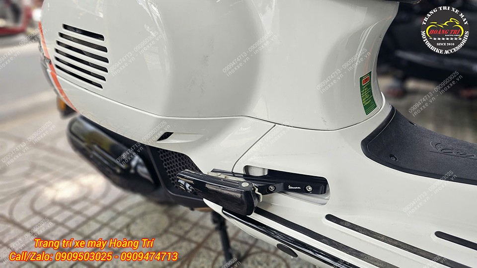 Gác chân sau GTS -gác chân nhôm CNC nối dài